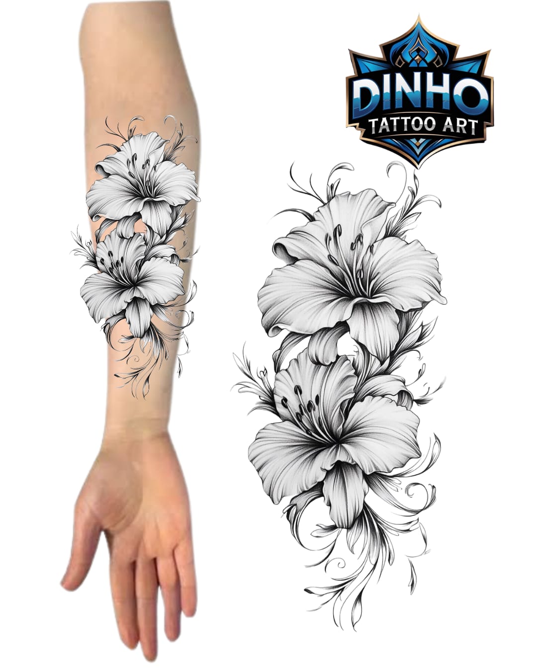 Floral Sombra Rastelada