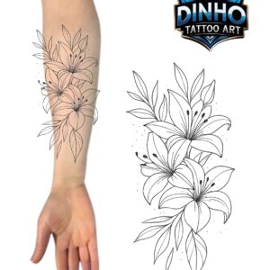 Floral Feminina Antebraço